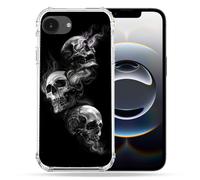 Cokitec Cover rinforzata per iPhone 16e teschio triplo