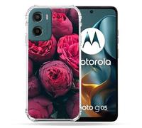 Cokitec Cover rinforzata per Motorola G05 / E15 fiore peonia