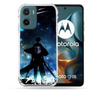 Cokitec Cover rinforzata per Motorola G05 / E15 Manga Attack Titans Levi