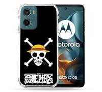 Cokitec Cover rinforzata per Motorola G05 / E15 Manga One Piece con teschio