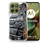 Cokitec Cover rinforzata per Motorola G15 Viaggi America USA New York Taxi