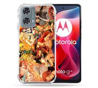 Cokitec Cover rinforzata per Motorola G24 4G Manga One Piece Nakama
