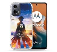 Cokitec Cover rinforzata per Motorola G34 5G Manga Attacchi Titans Soleil