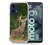 Cokitec Cover rinforzata per Motorola G35 5G Caccia Cervo