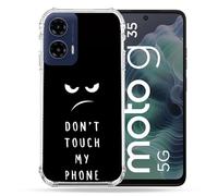 Cokitec Cover rinforzata per Motorola G35 5G Humour Don't Touch