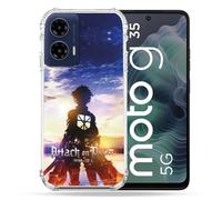 Cokitec Cover rinforzata per Motorola G35 5G Manga Attacchi Titans Soleil