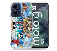 Cokitec Cover rinforzata per Motorola G35 5G Manga One Piece Sunny