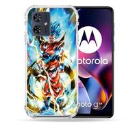 Cokitec Cover rinforzata per Motorola G54 5G Manga Dragon Ball Sangoku, colore: Bianco