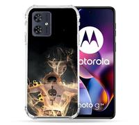 Cokitec Cover rinforzata per Motorola G54 5G Manga One Piece Ace Nero