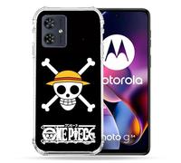 Cokitec Cover rinforzata per Motorola G54 5G Manga One Piece con teschio