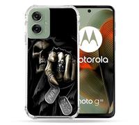 Cokitec Cover rinforzata per Motorola G55 5G con teschio