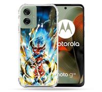 Cokitec Cover rinforzata per Motorola G55 5G Manga Dragon Ball Sangoku, colore: Bianco