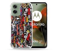 Cokitec Cover rinforzata per Motorola G55 5G Musica Rock Group