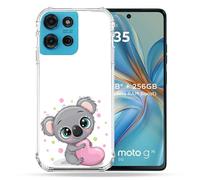 Cokitec Cover rinforzata per Motorola G75 5G Animal Koala C?ur