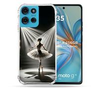 Cokitec Cover rinforzata per Motorola G75 5G Ballerina Luce