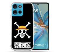Cokitec Cover rinforzata per Motorola G75 5G Manga One Piece con teschio