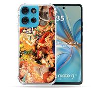 Cokitec Cover rinforzata per Motorola G75 5G Manga One Piece Nakama