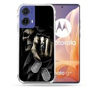 Cokitec Cover rinforzata per Motorola G85 5G con teschio
