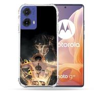 Cokitec Cover rinforzata per Motorola G85 5G Manga One Piece Ace Nero
