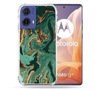 Cokitec Cover rinforzata per Motorola G85 5G Texture Marmo Verde