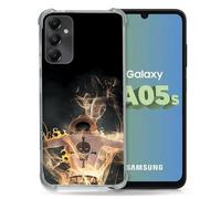 Cokitec Cover rinforzata per Samsung Galaxy A05S Manga One Piece Ace Nero