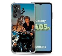 Cokitec Cover rinforzata per Samsung Galaxy A05S Musica Johnny Hallyday Moto