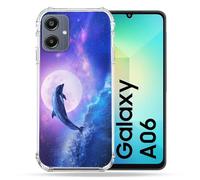 Cokitec Cover rinforzata per Samsung Galaxy A06 Animal Delphin Onda