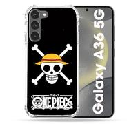 Cokitec Cover rinforzata per Samsung Galaxy A36 5G Manga One Piece con teschio