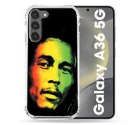 Cokitec Cover rinforzata per Samsung Galaxy A36 5G Musica Bob Marley 2
