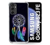 Cokitec Cover rinforzata per Samsung Galaxy S23 FE Zen Actrape Reve, multicolore