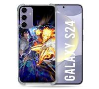 Cokitec Cover rinforzata per Samsung Galaxy S24 Manga Naruto VS