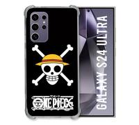 Cokitec Cover rinforzata per Samsung Galaxy S24 Ultra Manga One Piece con teschio