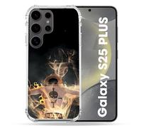 Cokitec Cover rinforzata per Samsung Galaxy S25 Plus Manga One Piece Ace Nero