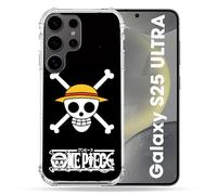 Cokitec Cover rinforzata per Samsung Galaxy S25 Ultra Manga One Piece con teschio