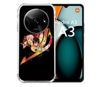 Cokitec Cover rinforzata per Xiaomi Redmi A3 Manga Fairy Tail Logo Nero