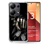 Cokitec Cover rinforzata per Xiaomi Redmi Note 13 Pro 4G Teschio di Morte Your Next