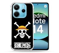 Cokitec Cover rinforzata per Xiaomi Redmi Note 14 4G Manga One Piece Teschio