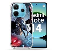 Cokitec Cover rinforzata per Xiaomi Redmi Note 14 4G Manga Solo Leveling Sung Epee