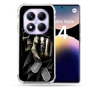 Cokitec Cover rinforzata per Xiaomi Redmi Note 14 Pro 4G Teschio di Morte Your Next