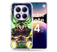 Cokitec Cover rinforzata per Xiaomi Redmi Note 14 Pro 5G Manga Dragon Ball Broly