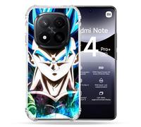 Cokitec Cover rinforzata per Xiaomi Redmi Note 14 Pro Plus 5G Manga Dragon Ball Gogeta Face