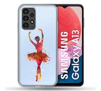 Cokitec Cover trasparente per Samsung Galaxy A13 / A04S Ballerino Stella