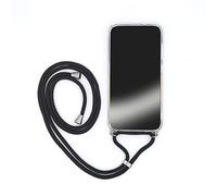 Cokitec Cover trasparente per Samsung Galaxy S20 FE / S20FE con cordicella/tracolla/cordino, colore: Nero