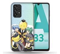 Cokitec Custodia per Samsung Galaxy A33 5G Manga Assassination Classroom Kuro Trio