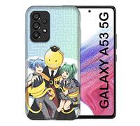Cokitec Custodia per Samsung Galaxy A53 5G Manga Assassination Classroom Kuro Trio