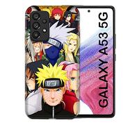Cokitec Custodia per Samsung Galaxy A53 5G Manga Naruto Team