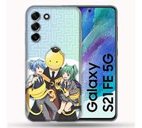 Cokitec Custodia per Samsung Galaxy S21 FE / S21FE Manga Assassination Classroom Kuro Trio