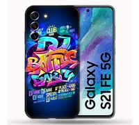 Cokitec Custodia per Samsung Galaxy S21 FE / S21FE Street Art Rap