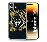 Cokitec Custodia rinforzata per Apple Iphone 16 Plus Manga Assassination Classroom Kuro Nero