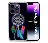 Cokitec Custodia rinforzata per Apple Iphone 16 Pro Plus Zen - Cattura Reve, multicolore